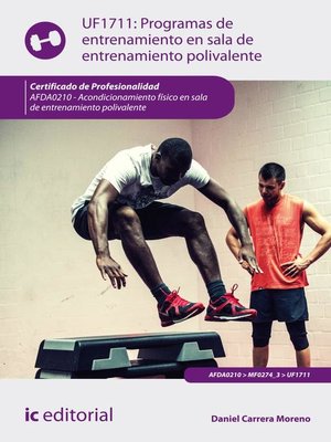 cover image of Programas de entrenamiento en sala de entrenamiento polivalente. AFDA0210
